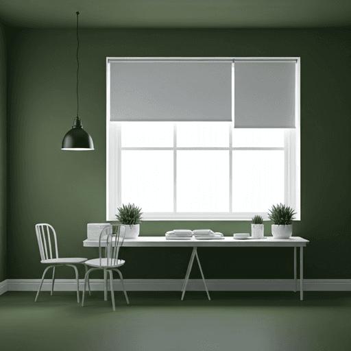 Minimalist luxury interior with sculptural chair and morning light